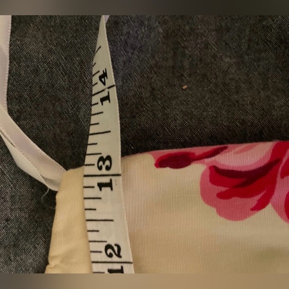 Rubber Ducky Productions Inc Strapless Dress in Pink and Green Floral - Picture 6 of 7